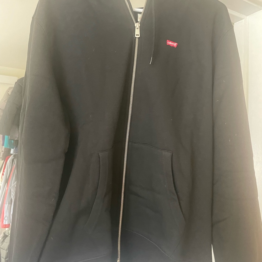 Levi's Black Zip-Up Hoodie